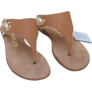 Aerosoles Conclusion Tan Combo Thong Sandals Women’s Comfort US 8.5M